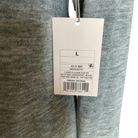 A New Day women's large pale green long sleeve stretchy turtleneck top - Picture 7 of 9